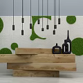Modern reception desk 3d model