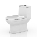 Modern toilet seat 3d model