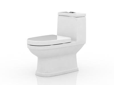 Modern toilet seat 3d model