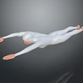 White Form Fitting Bodysuit With Sleek Design For Modern Fashion Appearance