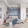 Modern Children's Room 3d model