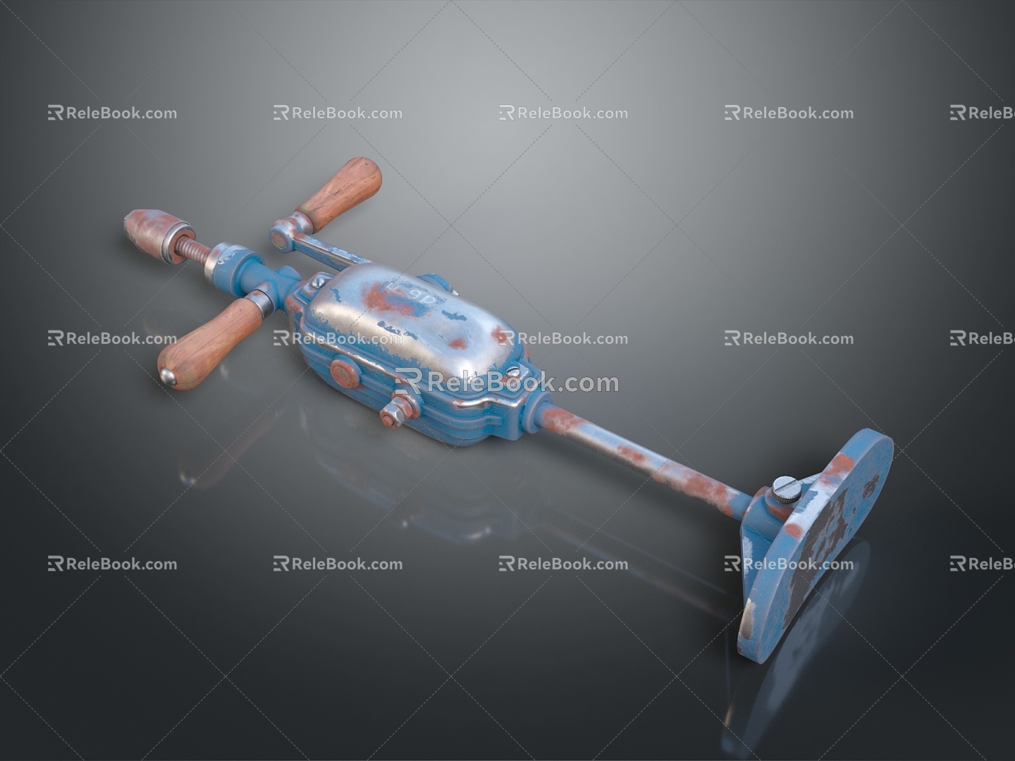 Hand Drill Old Hand Drill Hand Drill Hand Drill Hand Drill Game Item 3d model