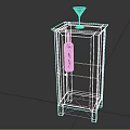 Sleek Dark Wine Cabinet With Open Shelves And Martini Glass On Top Wine Bottle Storage