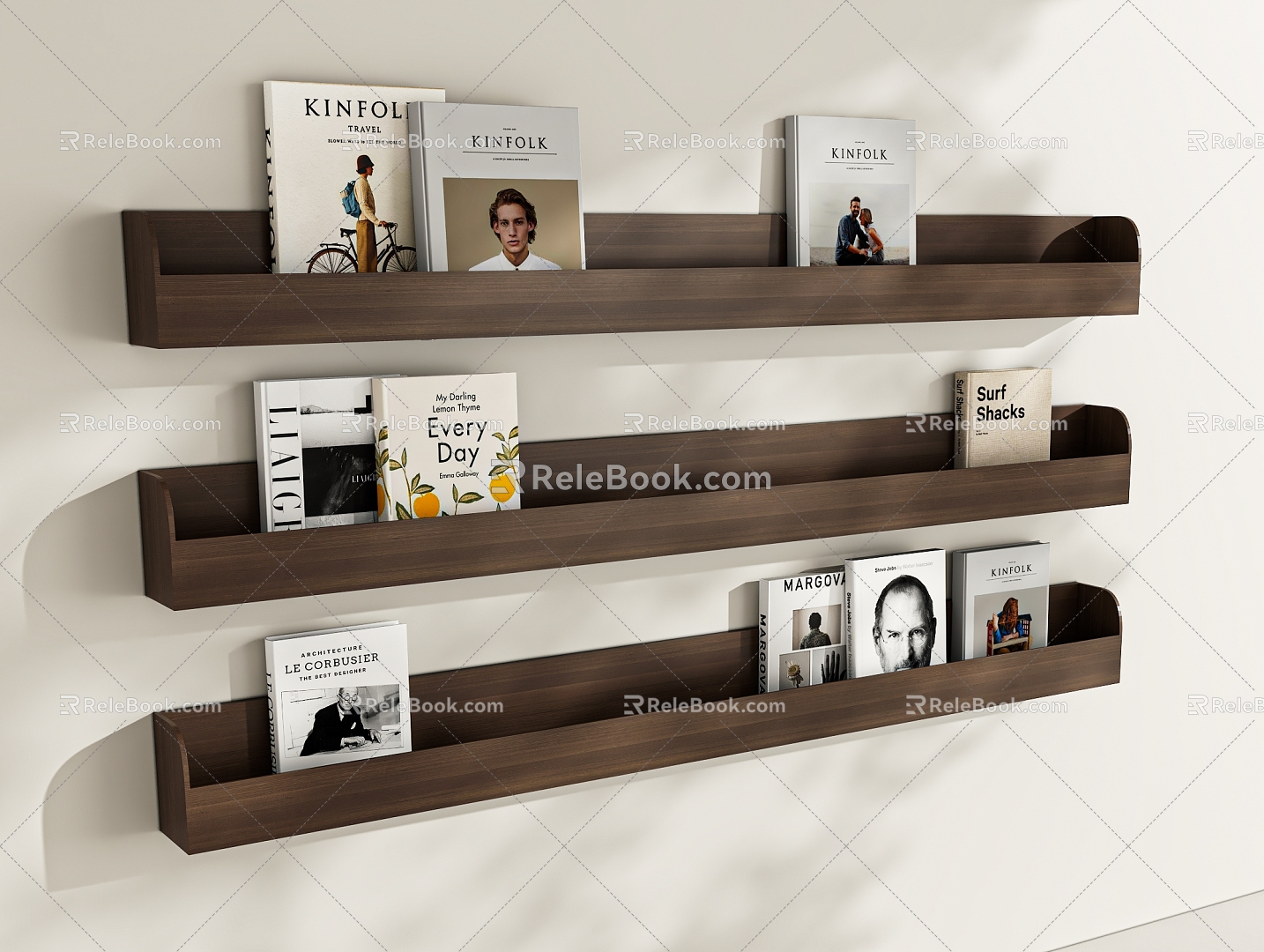 Bookshelf 3d model