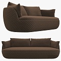 Double sofa 3d model