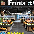 Supermarket General Merchandise Store With Organized Shelves Various Products Bright Lighting