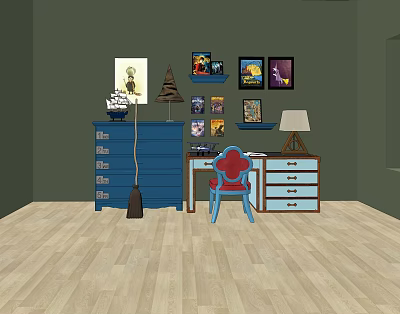 Children's Desk 3d model