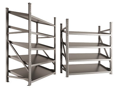 Shelf Cargo Rack Storage Rack Display Rack Container Warehouse Shelf 3d model