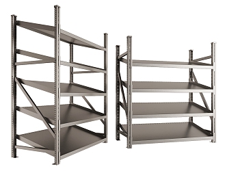 Shelf Cargo Rack Storage Rack Display Rack Container Warehouse Shelf 3d model