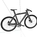 Modern Stylish Bicycle With Sleek Silver Frame Design And Alloy Wheels Featuring Black Handlebars