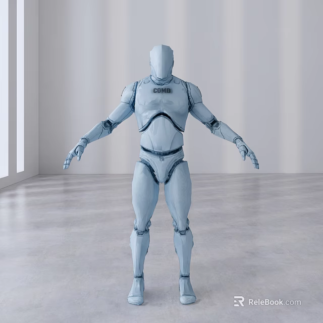Electric Toy Robot Full Body Mechanical Structure With Movable Joints And Interactive Play Design 3d model 