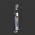 Ancient Mage Character with Mythical Creature Staff and Elegant Robe Intricate Patterns