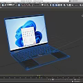 Hewlett-Packard Notebook Tablet Game Book Portable Computer Business Book Low Face Number Low Model Simple Model Movie and TV Level Super Realism 3d model