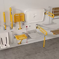 Bathroom Accessibility Aids Including Grab Bars Shower Benches Folding Stools And Toilet Supports