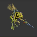 Modern robot lizard machine lizard mechanical lizard mech lizard 3d model