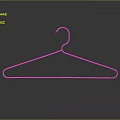 Sleek Modern Metal Hanger Practical Household Item For Daily Clothes Organization