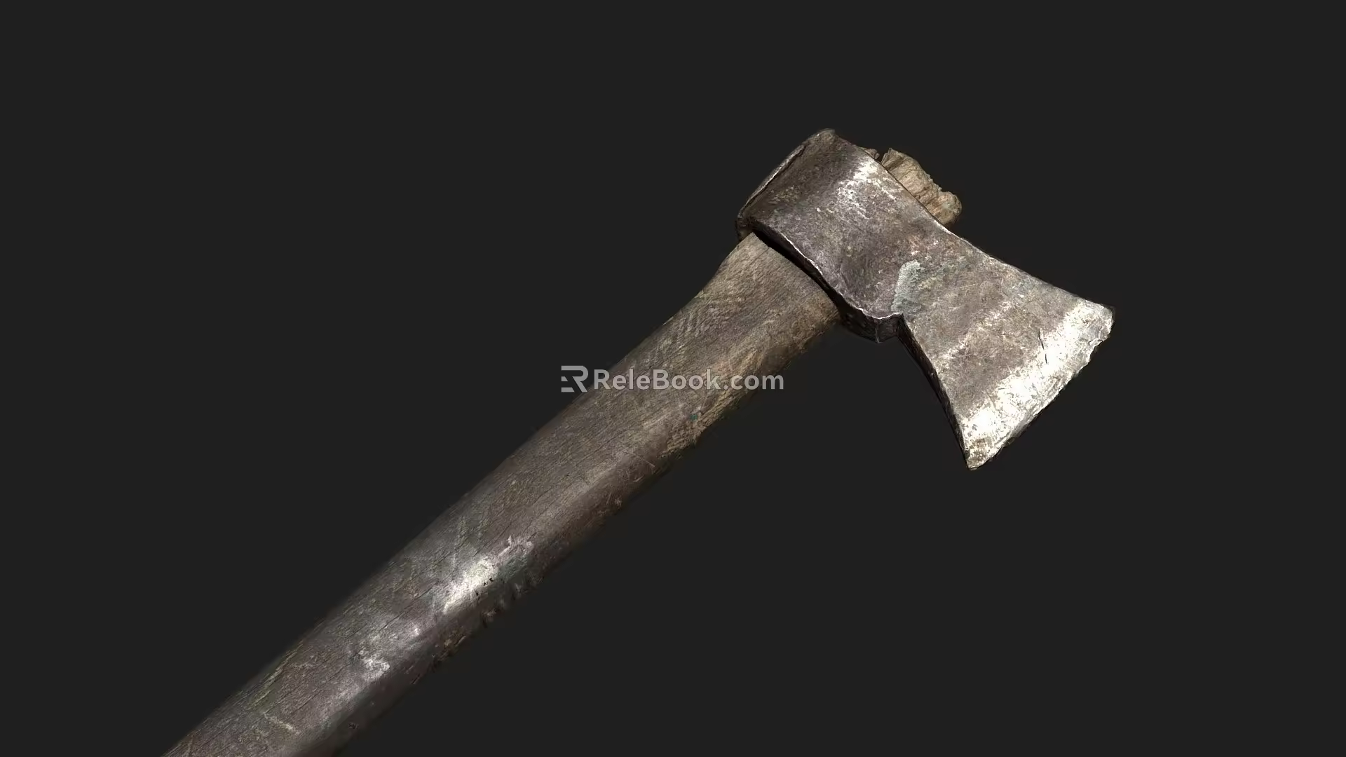 Axe Cutting Axe Life Utensils Old Axe Farm Tools 3d model