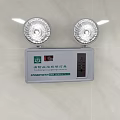 Fire Emergency Lighting Fixture With Two Lamps Wall Mounted Safety Equipment