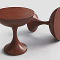 Round Stool Tea Room Stool Study Stool Round Stool Redwood Stool Gyro Stool Bar Stool Rest Sitting Stool 3d model