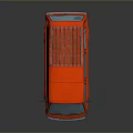minibus minivan driverless bus school bus van box car 3d model