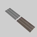 Metal Air Conditioner Vents with Long Strip Grille Design for HVAC System