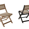 Stylish Foldable Dining Chairs With Woven Design Wooden Frame And Light Dark Colors