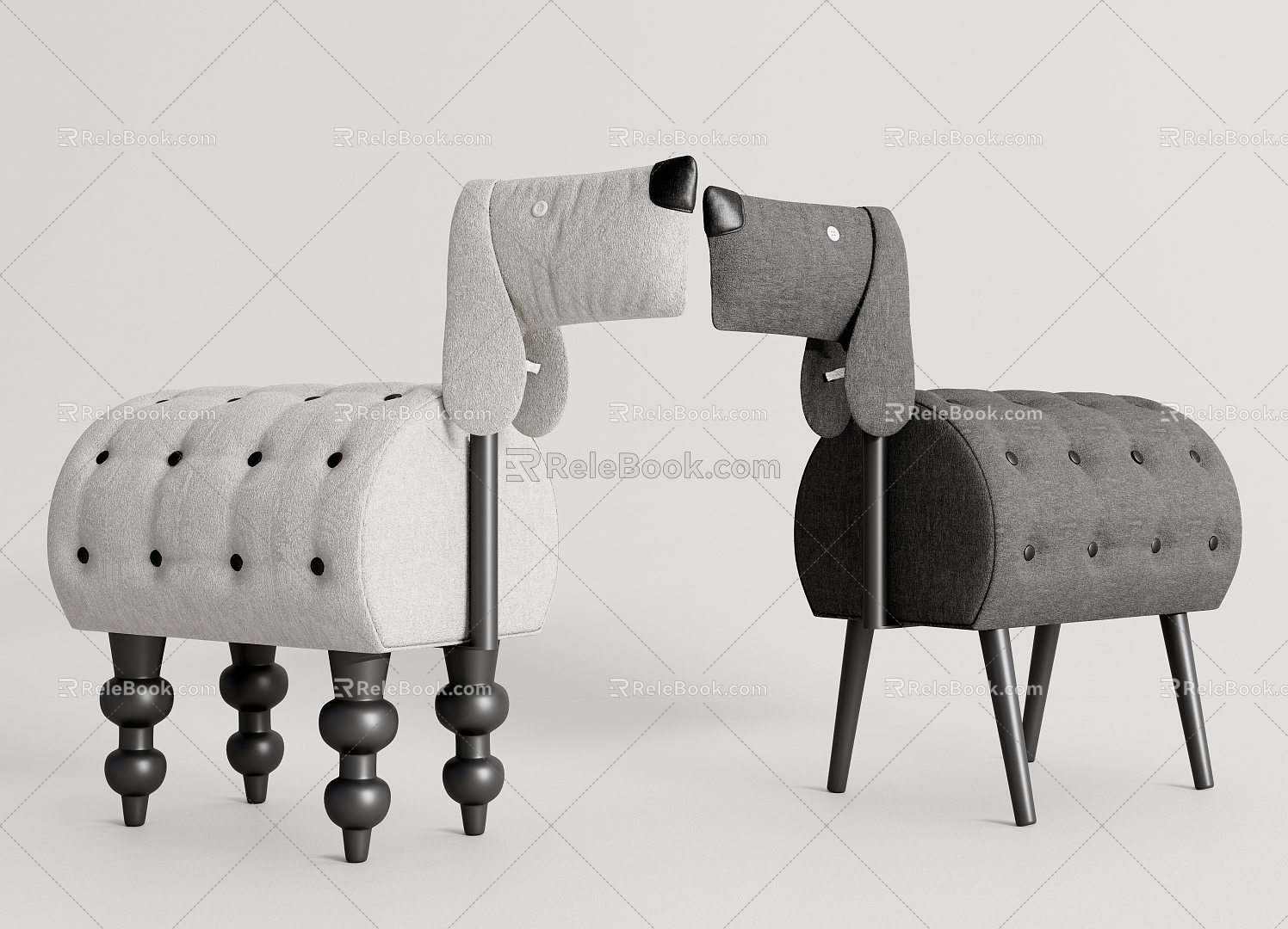 Modern Children's Chair Children's Chair Cartoon Chair Trojan Horse Chair model