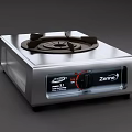 Zanussi Stainless Steel Single Burner Gas Stove With Knob Control For Kitchen