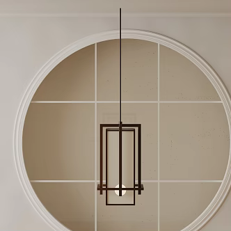 Modern chandelier 3d model