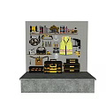 Complete Hardware Tools Collection With Power Drills Saws Safety Helmets Gloves And Toolboxes 3d model