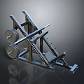 Professional Weight Bench With Barbell And Weight Plates For Home Gym Use