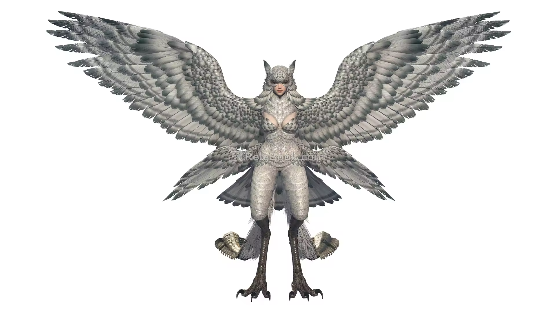European-style Birdman Mutant Creature Game Characters Anime Characters 3d model