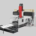 Industrial Gantry Type CNC Machine For Metal Processing With Control Panel