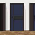 Modern password door combination 3d model