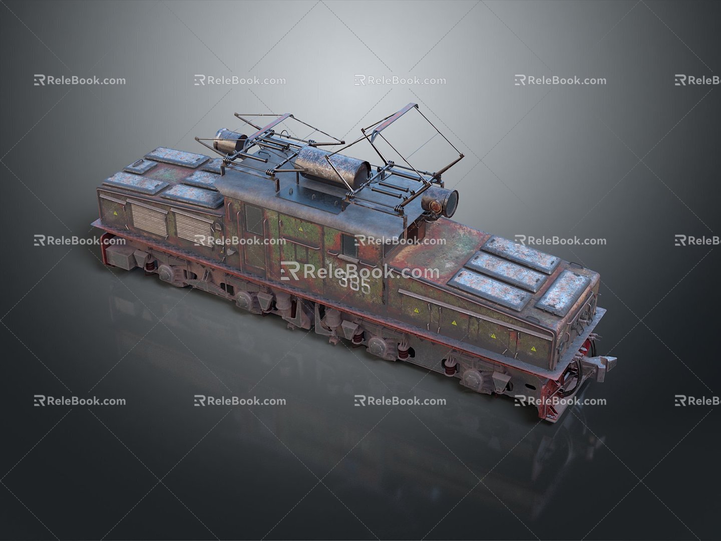 vintage train steam train train carriage locomotive head steam car carriage train vehicle 3d model