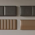 Modern Upholstered Leather Headboards With Different Stitch Designs And Colors