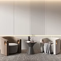 Modern Casual Sofa Combination Single Sofa 3d model