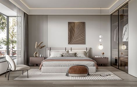 Modern Bedroom 3d model