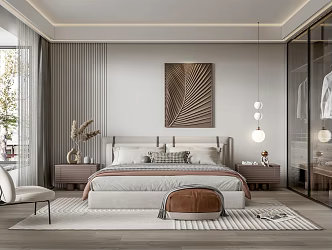 Modern Bedroom 3d model