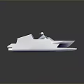 Advanced Modern Streamlined Catamaran Vessel With Sleek Hull And Cockpit Design