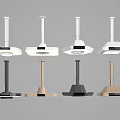 Modern Lighting Fixture Set With Multiple Color Options And Sleek Design 3d model