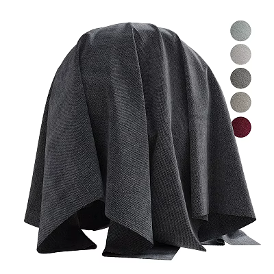 Ceiling Drapery Textured Fabric With Multiple Color Options And Modern Design 3d model