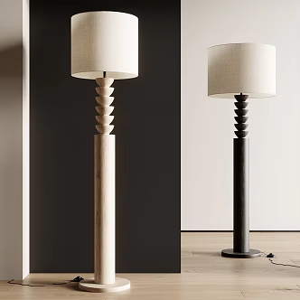 Middle style floor lamp 3d model