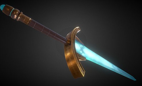 Moonstone Blade 3d model