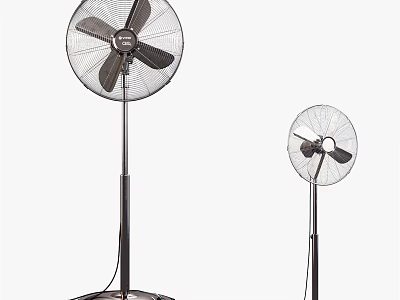 Standing and Table Air Conditioning Fans Efficient Cooling for Home Office Use 3d model