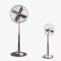 Standing and Table Air Conditioning Fans Efficient Cooling for Home Office Use 3d model