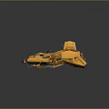 Modern Spaceship Spacecraft 3d model