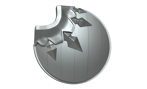 Modern Shield 3d model