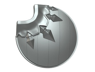 Modern Shield 3d model