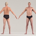 Men's Fitness Sports Body Shows Male Athletes 3d model